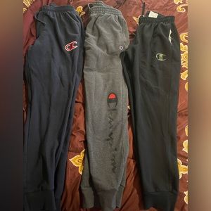 Men’s Large Champion joggers black , navy blue or gray